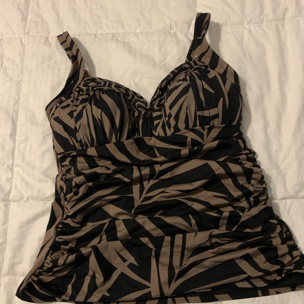 Miraclesuit Tankini beige and black